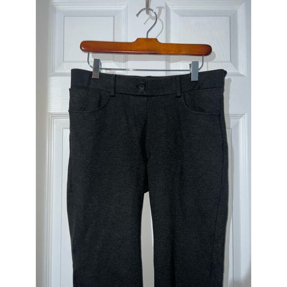 Betabrand Dress Yoga Pants Womens Medium Petite Gray Grey Straight Office Career - Picture 3 of 10